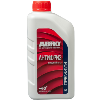 Жидкость охлаждающая антифриз красный 1кг ABRO